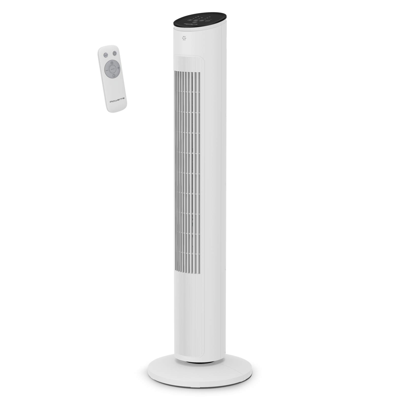 Ventilador de torre Rowenta VU6871, 102 cm, 40W, con mando a distancia, blanco